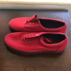 New Red Vans Size 11